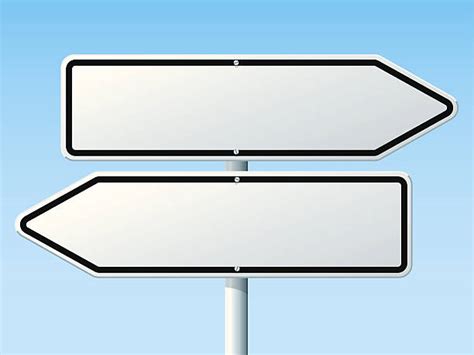 Directional Sign Clip Art Vector Images And Illustrations Istock