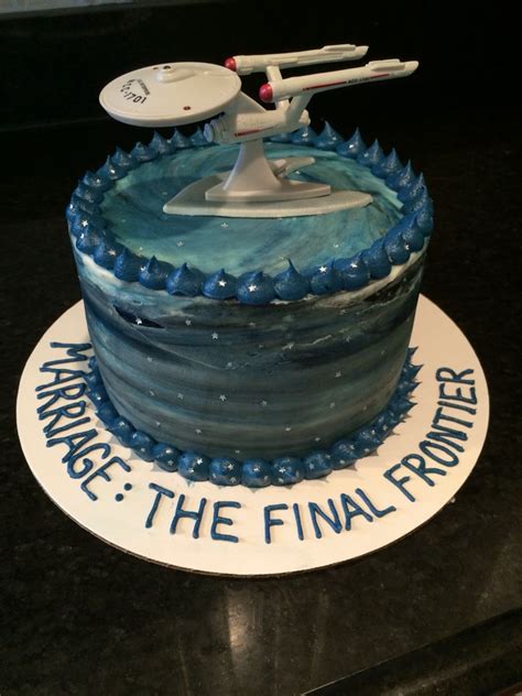 Star Trek Cake Star Trek Cake Star Trek Wedding Star Wars Cake