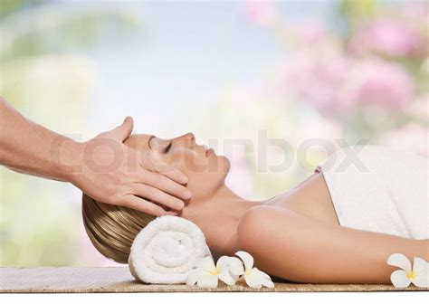 Massage Stock Image Colourbox