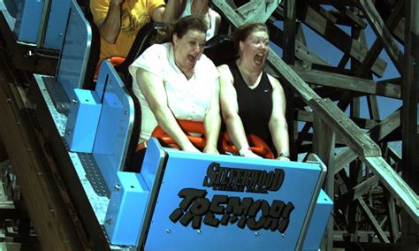 Hold On Tight And Scream Roller Coaster Thrill Photography