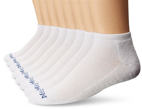 Medipeds Men S 8 Pack Diabetic Low Cut Socks With Non Binding Top