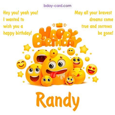 Birthday Images For Randy 💐 — Free Happy Bday Pictures And Photos