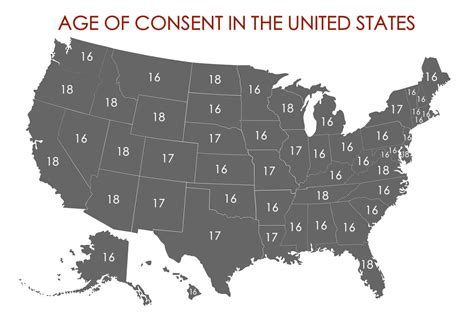Age Of Consent Usa Map Campus Map