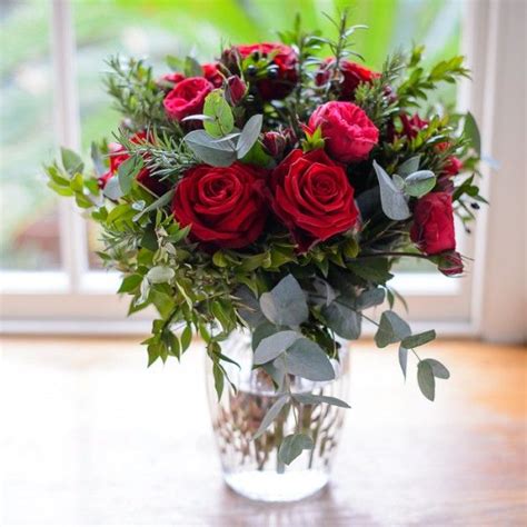 Love ~ Grow Me A Rose Garden Luxury Flower Bouquets Herb Bouquet