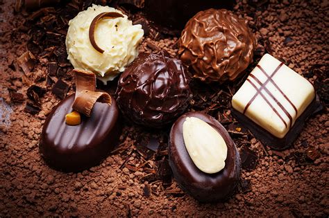 Картинки Шоколад Конфеты Продукты питания вблизи сладкая еда