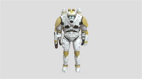 Clone Blaze Trooper Armor 3d Model By Angry Rancor Knokileye