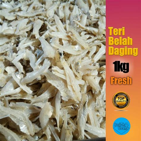 Jual IKAN TERI BELAH GEPENG DAGING FRESH 1KG IKAN ASIN TERI IKAN TERI