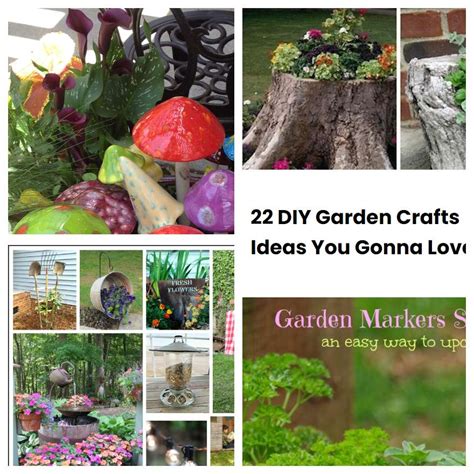 22 Diy Garden Crafts Ideas You Gonna Love Sharonsable