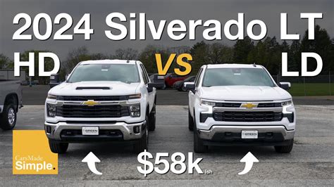 2024 Chevy Silverado Lt 1500 Vs 2500 Comparison Price Towing