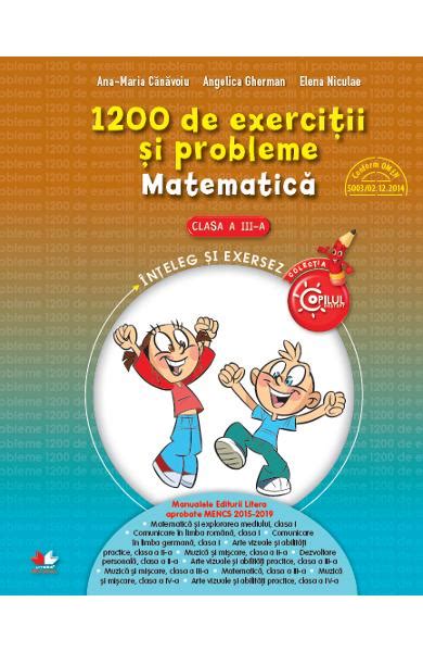 1200 De Exercitii Si Probleme Matematica Clasa A 3 A Ana Maria