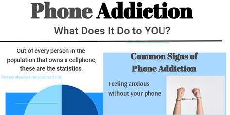 phone addiction effects infogram