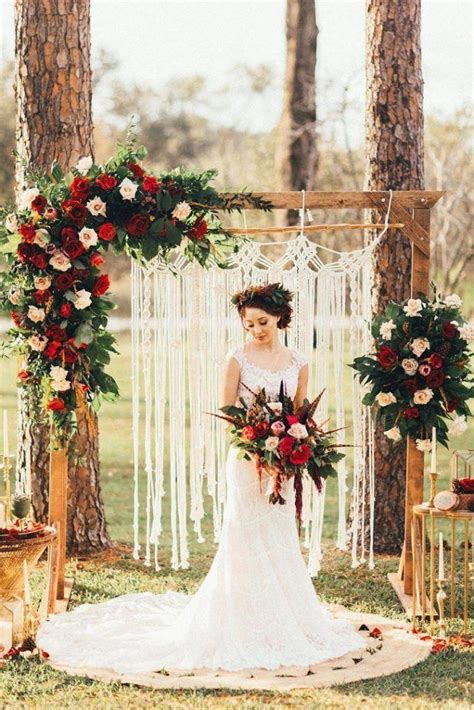 24 Rustic Fall Wedding Arch Ideas That Will Make You Say