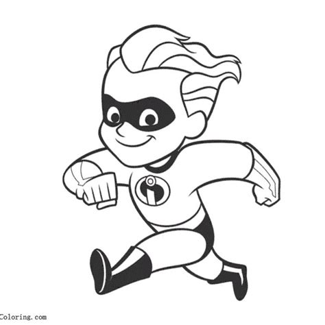 Elastigirl From Incredibles Coloring Pages Free Printable Coloring Pages