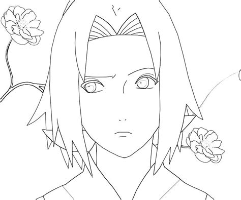 Naruto Sakura Portrait How Coloring