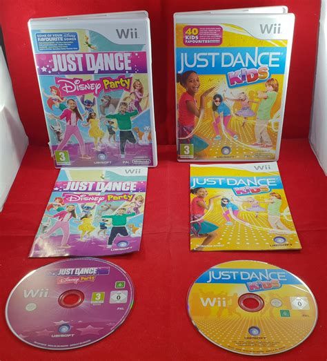 Just Dance Kids And Disney Party Nintendo Wii Game Bundle Retro Gamer