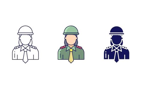 Premium Vector Officer Vector Icon