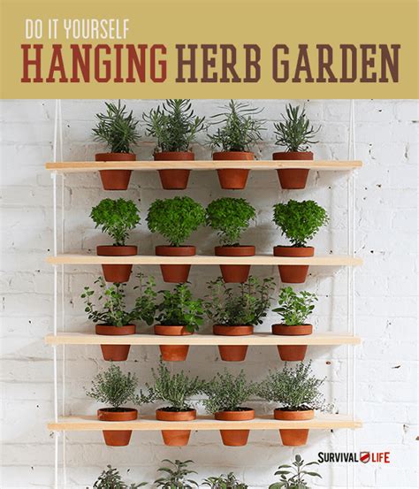 How To Make Your Own Vertical Herb Garden Hanging Herbs Window Herb