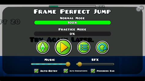 Frame Perfect Jump Verified YouTube