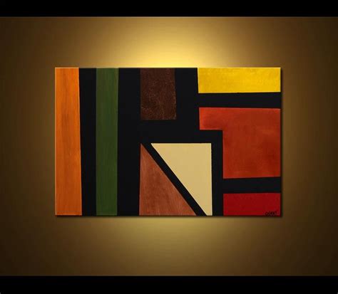 1 Geometrical Painting Geometric Painting Modern Abstract Painting