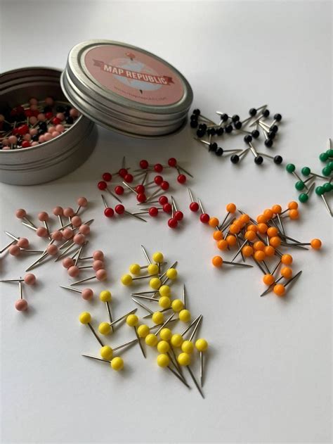 100 Push Pins For Travel Maps Red Push Pins For World Travel Map Travel Map Push Pins Push