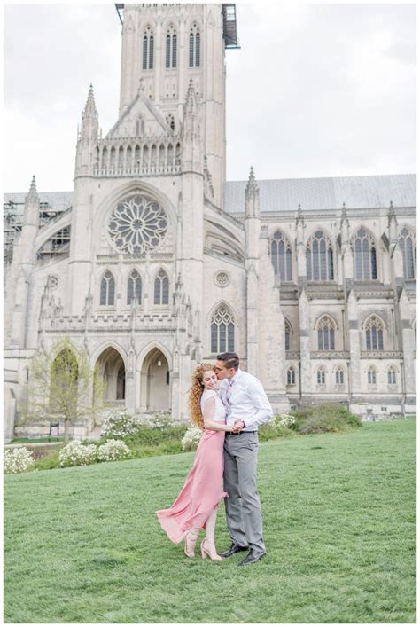 National Cathedral Engagement Dc Wedding Photography Katie And Jake
