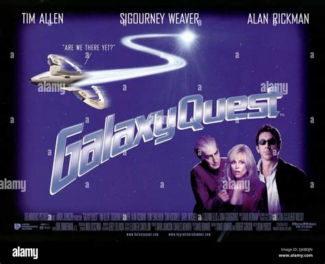 Alan Rickman Sigourney Weaver And Tim Allen Film Galaxy Quest Usa 1999