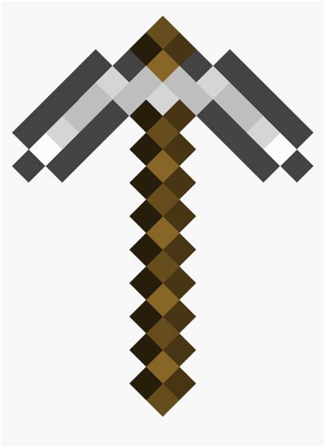 Transparent Minecraft Iron Pickaxe Png Minecraft Diamond Axe Png Png