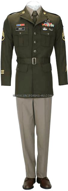 u s army male enlisted army green service uniform agsu