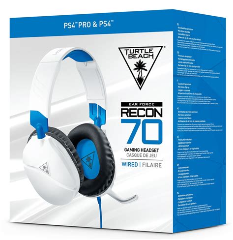 Turtle Beach Ear Force Recon P Stereo Gaming Headset White Ps