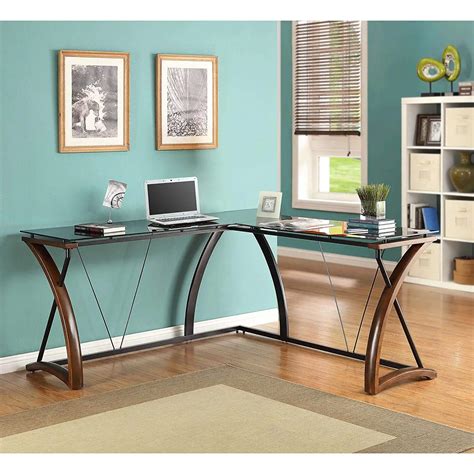 Cheap Glass L Shaped Office Desk Find Glass L Shaped Office Desk Deals On Line At