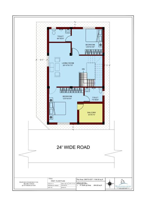 Floor Plan For 1200 Sq Ft Houses In India Viewfloor Co
