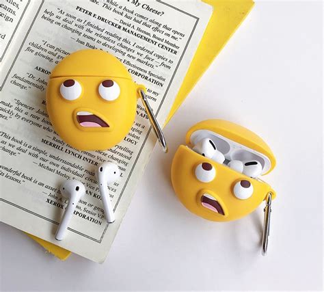 Funny Face Airpods Case Airpod 1 2 3 Pro Case Pouch Etsy
