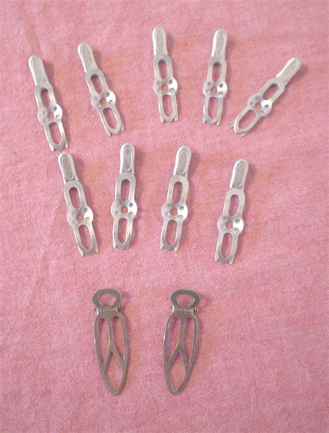 Vintage 1940s Goody Tiptop Products Pin Curl Clips Hair Curling Pins