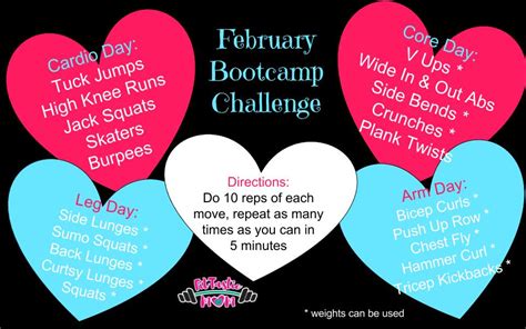 Fittastic Mom Monthly Challenges