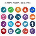 Social Icons Vector Icon Instagram Telegram Flat