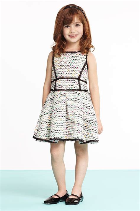 Milly Minis Toddlers And Little Girls Confetti Tweed Dress Fashion