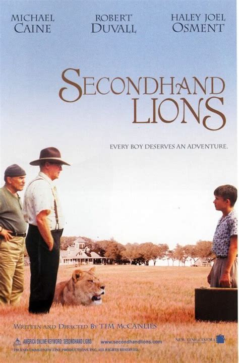 Adam ozturk, adrian pasdar, billy joe shaver and others. Secondhand Lions- A coming-of-age story about a shy, young ...
