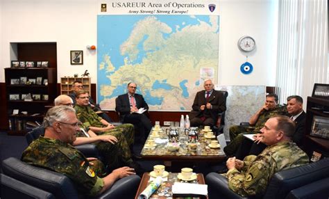 Usareur Command Team Meets With German Ministers Strengthens