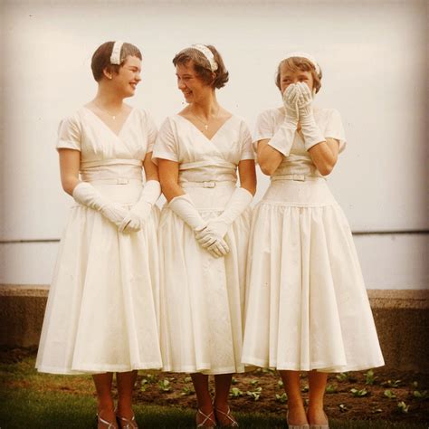Kira Lynne On Twitter Bridesmaids At My Aunts Wedding In The 1950s