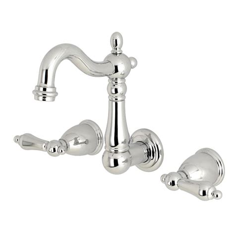Browse our wall mounted bathroom faucets to upgrade your luxury bathroom. Kingston Brass Heritage 2-Handle Wall Mount Bathroom ...