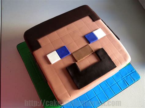 Minecraft Steve Head Cake Yelp