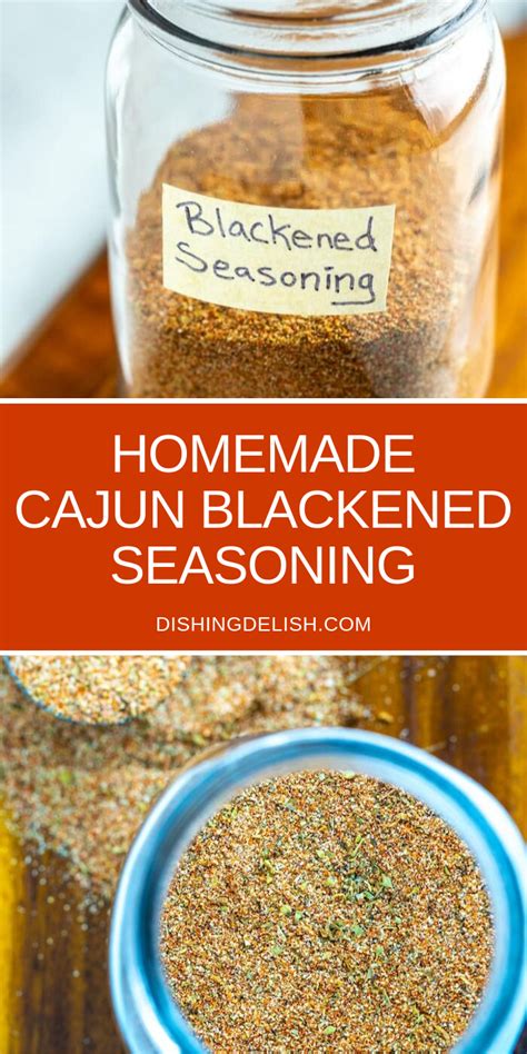Spicy Homemade Cajun Blackened Seasoning Mix