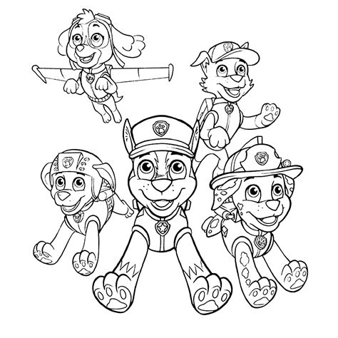 Kleurplaat paw patrol skye collectie 25 best cumple 3 ali images by. Paw Patrol kleurplaten :: Kleurplatenpagina.nl ~ boordevol ...