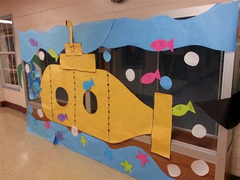 Yellow submarine concept art decor decoration decorating home decoration interiors decorations. Yellow submarine under the sea book fair … (With images ...