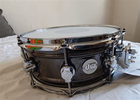 Dw Design Series Black Nickel Over Brass Snare Drum 14x55