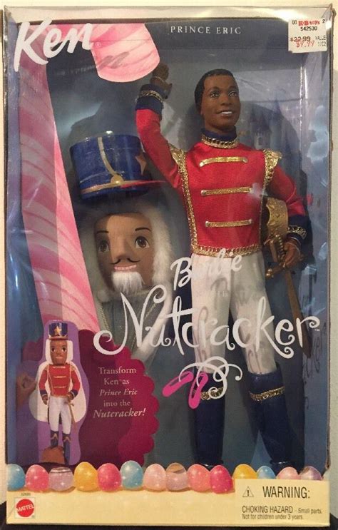 Barbie In The Nutcracker Ken As Prince Eric Doll W Mask Circa 2001