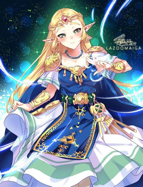 Magic Princess Zelda By Lazoomaiga On Deviantart Princess Zelda