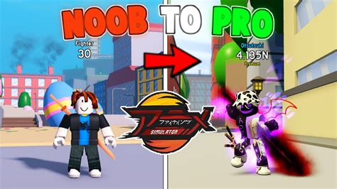 Noob To Pro In Anime Fighting Simulator Roblox 1n Power Reached