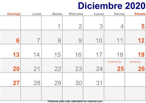 Calendario Diciembre 2020 Con Festivos Printable Calendar Template Riset