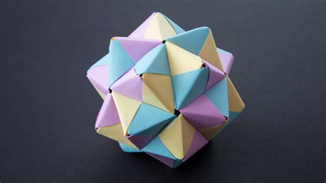 Origami Modular Icosahedron Youtube